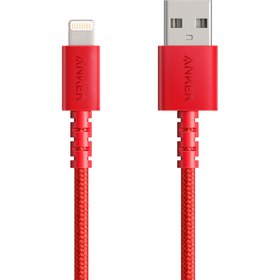 Resim Anker PowerLine Select+ Apple Lightning 0.9 Metre USB Data/Şarj Kablosu - Kırmızı - MFI Lisanslı 