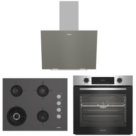 Resim Altus ALA 322 I Fırın 189 GG Ocak 570 G Davlumbaz Gri Ankastre Set 