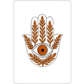 Resim TSC Nazar Boncuğu Yapıştırma Etiket Sticker Duvar 18CM MD16 