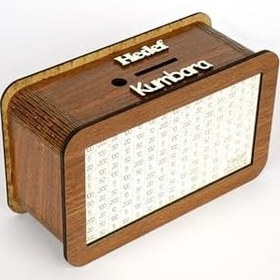 Resim Entude Parabox 10.000 TL Hedef Kumbarası - Ahşap Para Biriktirme Hedef Kutusu 