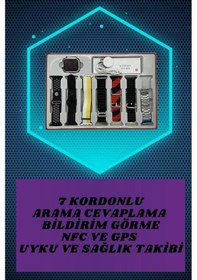 Resim 7 Kordonlu Akıllı Saat Ve 2.nesil Kulaklık Yüksek Ses Kaliteli Uzun Pil Ömrü 