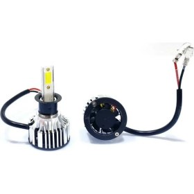 Resim Fiat Uno LED Xenon Sis Farı Ampulü H3 Duo Yeni Seri Beyaz 