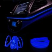 Resim Ip Neon - Ip Neon Led Mavi 2 Metre - Araç Içi Ip Neon Led - Torpido Ip Led - Torpido Led 