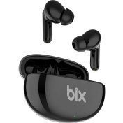 Resim Bix Soundcraft TW1 ANC Çağrı ve Aktif Gürültü Önleyici Bluetooth 5.2 IPX4 Kulak içi Kulaklık Siyah BXTW1 