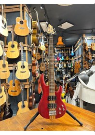 Resim B04- Rd 4 Telli Aktif Bass Gitar Kırmızı Renk 