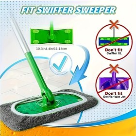 Resim 4/6 adet Mikrofiber Temizlik Mop Pads - Yeniden Kullanılabilir, Yıkanabilir Yedek Başlıklar, Islak ve Kuru Kullanım İçin, Sünger Moplarla Uyumlu, Ev Temizliği İçin İdeal, Kolay Saç Tutma, Dikdörtgen Şekil, Zemin Bakımı, Islak ve Kuru Mop, Dayanıklı Mop, Yüksek Kaliteli Mikrofiber, Yıkanabilir Malzeme, Mop Dolumları, Hızlı Evler, Ev Gereksinimleri, Zemin Mop, Mop Yedek Pads Xl, Zemin Temizleme Mop, Su Mop Zemin, Xl Mop, Mop Pads, Mop Bez, Mop Ek, Zemin Temizleme Havluları, Temizlik Aksesuarı 