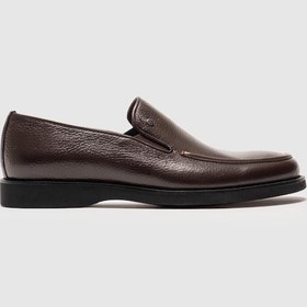 Resim Hakiki Deri Kahverengi Erkek Ayakkabı (521656536) 