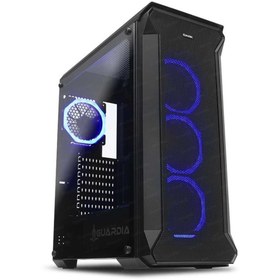 Resim Dark Guardian 4X12Cm Dual Rgb Fan Usb3.0 T-Glass Atx Oyuncu Kasas 