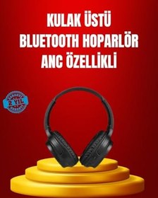 Resim Geniş Frekans Aralıklı Bluetooth Kulak Üstü Kulaklık 