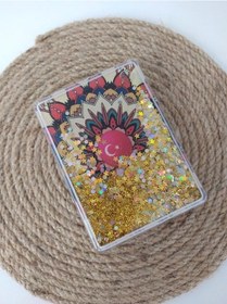 Resim Ayna Cep Çanta Seyehat Aynası Sulu Pullu Makyaj Kozmetik Büyüteç Kompakt 