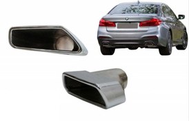 Resim Bmw 5 Serisi G30 M-TECH Egzoz Seti Silver 