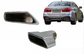 Resim Bmw 5 Serisi G30 M-TECH Egzoz Seti Silver 