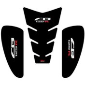 Resim Gp Kompozit Honda Cb 125 R 2018-2019 Uyumlu Tank Pad Seti Siyah (522061861) 