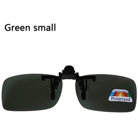 Resim Terokk Unisex Klip-polarize Sürüş Gözlükleri Uv400 Gündüz/gece Kullanım Flip-up Lensmavi51gri Gri 