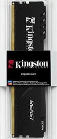 Resim 32GB DDR4 3200Mhz CL16 DIMM KF432C16BB/32TR KINGSTON BEAST SOĞUTUCULU 