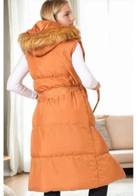 Resim Z8744 Dewberry Bayan Yelek-taba Taba 