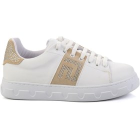 Resim Bambi Beyaz Kadın Sneaker K01140430009 