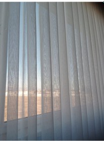 Resim Beyaz Sade Tül Perde 1/3 Sık Pileli Dikim 