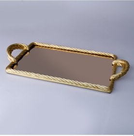 Resim Nexus Aynalı Tepsi Altın 