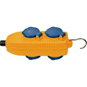 Resim Brennenstuhl Power-Block Serisi 4 Soketli 230V/16A IP54 Dış Mekana Uygun Fiş Ucu ( Kablosuz ) 