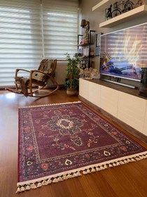 Resim BORDO ZARAFET - 100-200 cm 