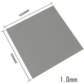 Resim Wozlo 1 0mm 100x100mm Chipset Soğutucu Termal Pad Cep Telefonu Notebook Ps4 Ps5 Gri 13w/m K 