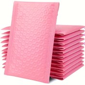 Resim 30 adet Posta Torbası 10.16x20.32 Cm Hafif Poli Kaplı Zarf Küçük İşletme Posta Paketleri Opaque Self Seal Yapışkan Su Geçirmez Boutique Nakliye Çantaları Takı Makyaj Malzemeleri için 