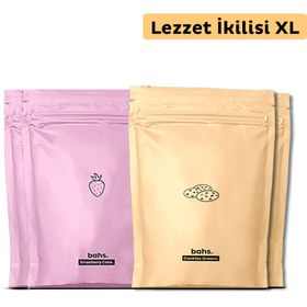 Resim Lezzet İkilisi XL (40 öğün) | 2 Cookies Dream 2 Strawberry Cake 