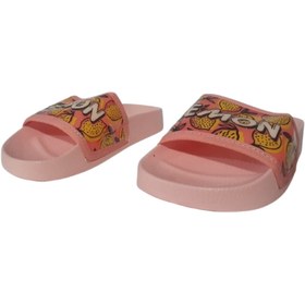 Resim GEZER Kız Çocuk Pembe Sarı Limonlu Ultra Hafif Günlük Terlik gzeer10-11 