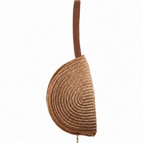 Resim Tandi Bags Bonell Hasır Clutch Çanta Vizon 