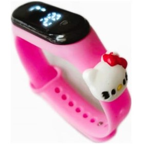 Resim Disney Karakterli Dokunmatik Dijital Çocuk Kol Saati Pembe 
