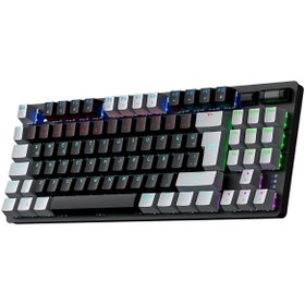 Resim Eva 5 60M Mekanik Blue Switch Türkçe Q 88 Tuş USB Gaming Klavye 
