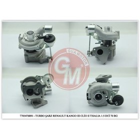 Resim GUA 40503 TURBO KOMPLE CLIO-KGN-FLUENCE-MEGANE II-III-TWNG 1.5DCI 