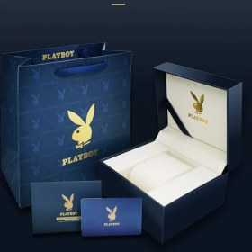 Resim 2xudc Kutu Kuvars Izle Playboy 2034 Uluslararası Ünlü Markalar Destek Oem Odm Aydınlık Takvim Paslanmaz Çelik Çiftler Hediyeler Adam Için Kuvars Izle (Yurt Dışından) 