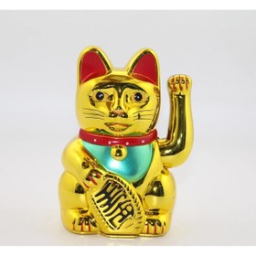 Resim Epilons Pilli Sallanan Şans Kedisi - Maneki Neko Alk2933 