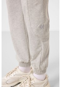 Resim Gri Melanj O Yaka Basic Oversize Kadın Eşofman Tunik Takım - 95347 Gri Melanj 
