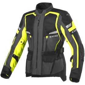 Resim Clover Dakar-2 Wp Korumalı Motosiklet Montu Siyah / Sarı 