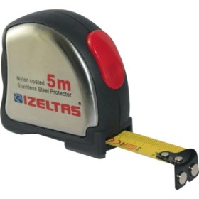 Resim PremiumPort Krom Şerit Metre 5 Metre, Hassas Ölçüm Aracı, Dayanıklı ve Kullanışlı 