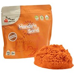 Resim Playever Hands'n Sand Doğal Kinetik Oyun Kumu 500 GR - Turuncu 