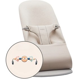 Resim Babybjörn Balance Bliss Ana Kucağı Cotton 3d Jersey Oyuncaklı / Light Beige 