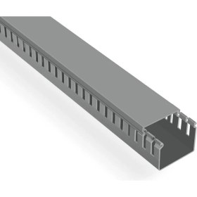 Resim Mutlusan 60X40 Kablo Kanalı (Delikli)(Gri)(2 Metre) 