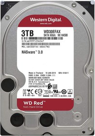 Resim WD Red NAS 3TB 3.5" 5400Rpm Sata3 -WD30EFAX 