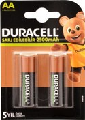 Resim Şarjlı Kalem Pil (AA) 2500 MAH 1,2 V 2 Lİ Duracell