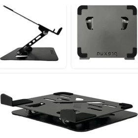 Resim Prexua Flexer Ayarlanabilir Ergonomik Laptop Standı - Tablet Standı - Metal - Siyah - FLX2320BL (Siyah) 