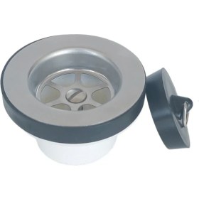Resim Dallmer Yer Kazandıran Lavabo Sifonu Evye Sifonu, Paslanmaz Delikli Süzgeçli, 50LIK Çıkış, Lavabo Dolabında ve Çekmecesinde Lavabo ve Evye Altında Duvara Bitişik Montajlı Koku Önleyici S Sistemi 