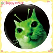 Resim Eğlenceli Uzaylı Kedi Baskılı Güvenlik Pimi Broş / Düğme Pimi, Giysiler, Çantalar, Sırt Çantaları Üzerine Asılabilir, Akrabalar ve Arkadaşlar İçin Eğlenceli Hediye 