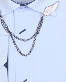 Resim Doctor Junior Erkek Çocuk Zincir Yakalı Gömlek Mavi 