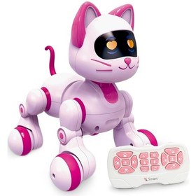 Resim Akıllı Robot Kedi - Uzaktan Kumandalı, Dokunmatik, Programlanabilir, Dans Eden Eğitici Oyuncak Çok Renkli 