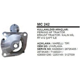 Resim Pinyon Kapagi Marelli Perkins Mf Erkurt Kalin Mil 504625112 