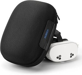 Resim Aubika for Meta Quest 3S Case, Carrying Case for Oculus Quest 3S Accessories, Compatible with Quest 3S/Quest 3 Headset, Hard Travel Case-Black 